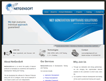 Tablet Screenshot of netgensoft.com